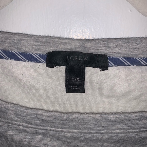 J. Crew Basic Gray Cotton Sweater - Picture 2 of 6